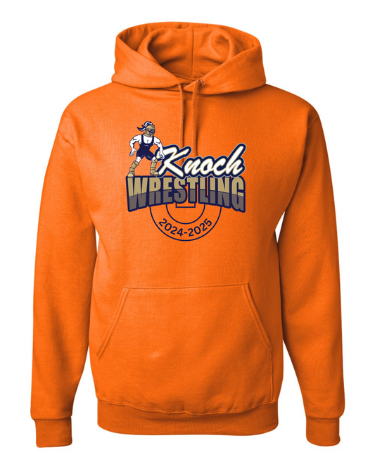 Orange Hoodie- Knoch Wrestling